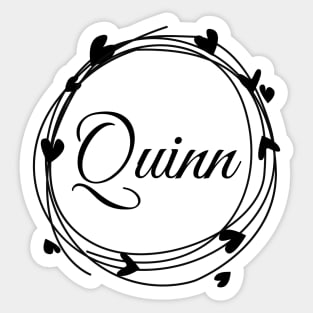 Quinn name cute design Sticker